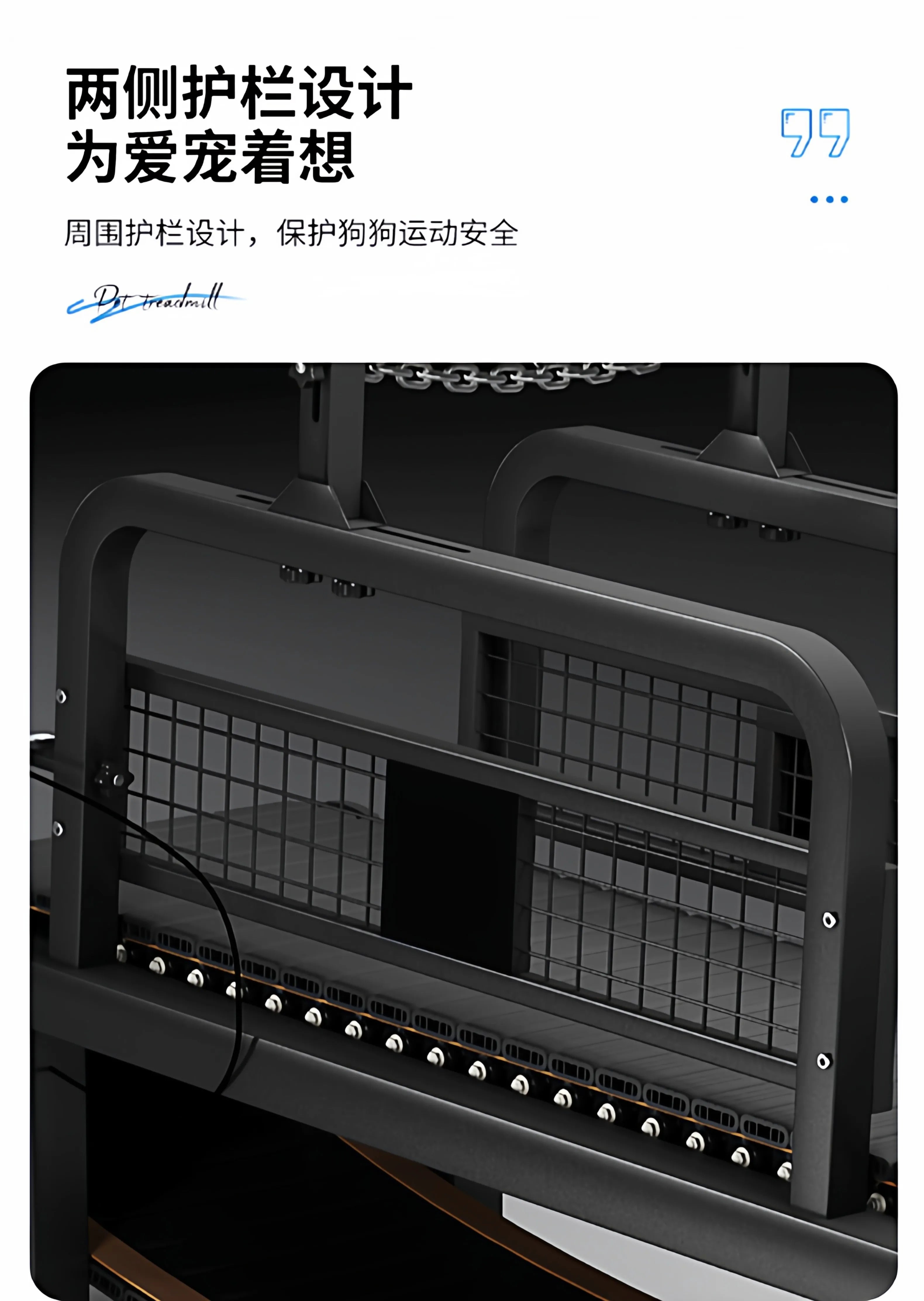 Dog Treadmill, Non-motorized, Quiet, Smooth, Adjustable Pet Treadmill, Pit Bull Training Equipment with Brakes and Speedometer